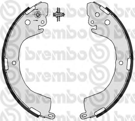 S54516 Brembo zapatas de frenos de tambor traseras