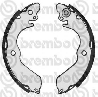 S 54 513 Brembo zapatas de frenos de tambor traseras