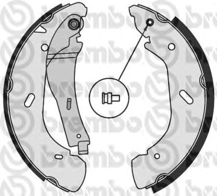 S 56 513 Brembo zapatas de frenos de tambor traseras