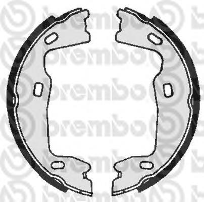 S59521 Brembo juego de zapatas de frenos, freno de estacionamiento