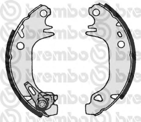 S 61 513 Brembo zapatas de frenos de tambor traseras