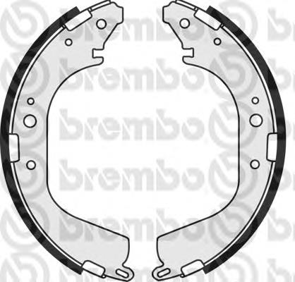 S56532 Brembo zapatas de frenos de tambor traseras