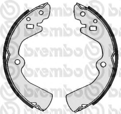 S 56 516 Brembo zapatas de frenos de tambor traseras