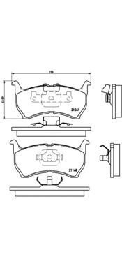 P49004 Brembo pastillas de freno delanteras