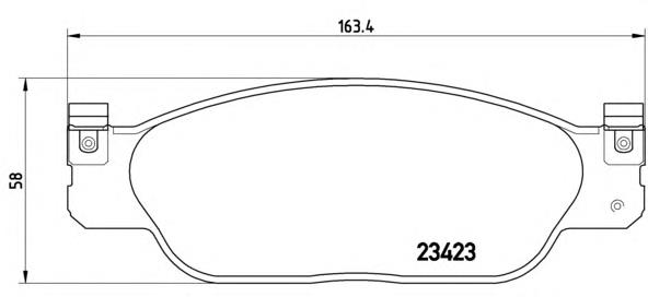 P 36 012 Brembo pastillas de freno delanteras