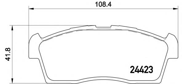 P54049 Brembo pastillas de freno delanteras