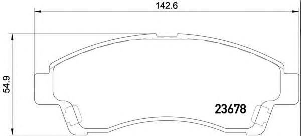 P24149 Brembo pastillas de freno delanteras