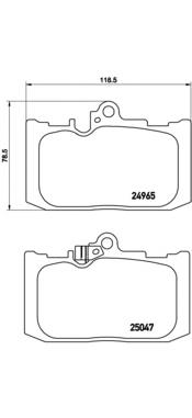 P83131 Brembo pastillas de freno delanteras