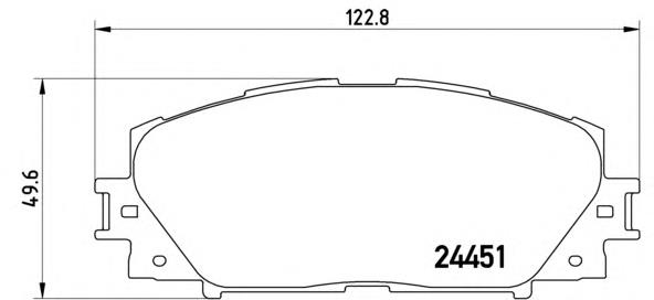 P 83 141 Brembo pastillas de freno delanteras