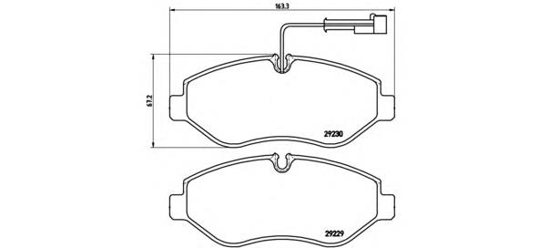 P 56 066 Brembo pastillas de freno delanteras