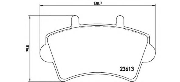 P 59 039 Brembo pastillas de freno delanteras