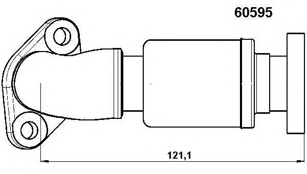 Manguera Tuberia De Radiador (gases de escape) 60595D Wahler