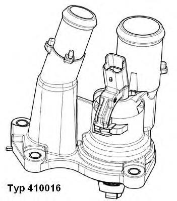 410016.98D Wahler termostato, refrigerante