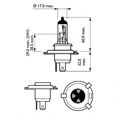 12342LLECOS2 Philips bombilla halógena