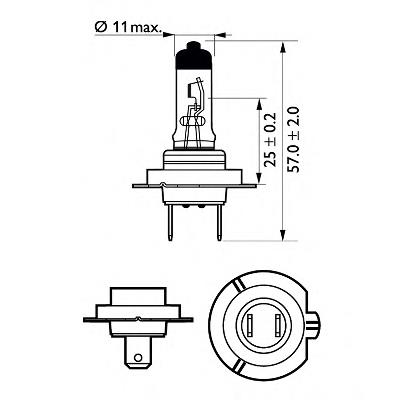 12972LLECOC1 Philips bombilla halógena