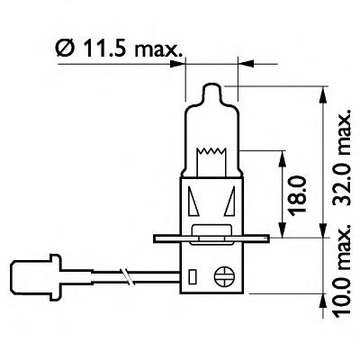 13336MDB1 Philips bombilla halógena