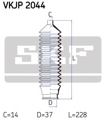 VKJP2044 SKF fuelle, dirección