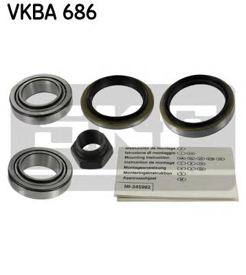 VKBA 686 SKF cojinete de rueda delantero