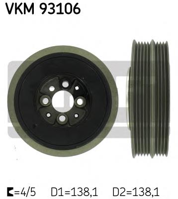 VKM93106 SKF polea, cigüeñal