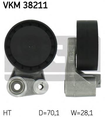 VKM38211 SKF rodillo, correa trapecial poli v