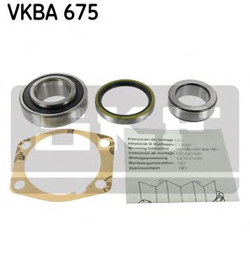 VKBA675 SKF cojinete de rueda trasero