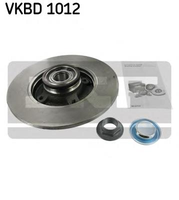 VKBD 1012 SKF disco de freno trasero