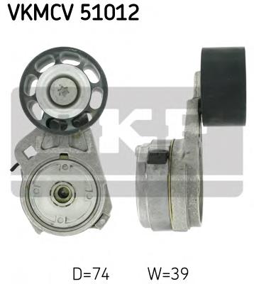 VKMCV51012 SKF tensor de correa, correa poli v