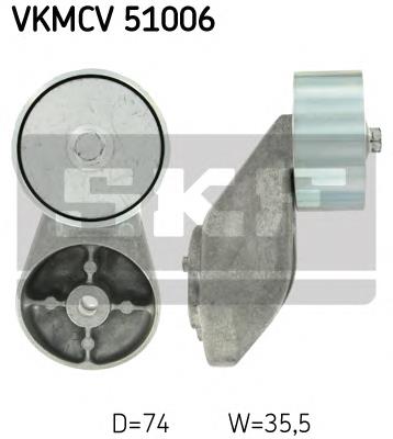 VKMCV 51006 SKF tensor de correa, correa poli v