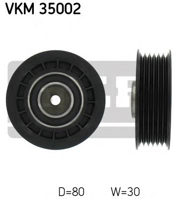 VKM 35002 SKF polea inversión / guía, correa poli v