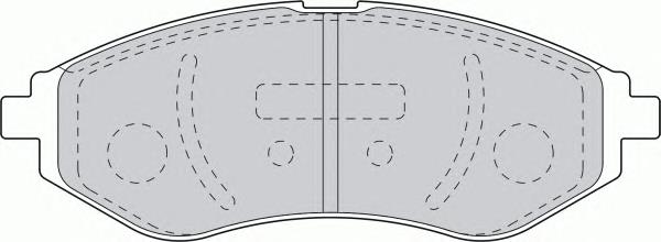 FDB1699 Ferodo pastillas de freno delanteras
