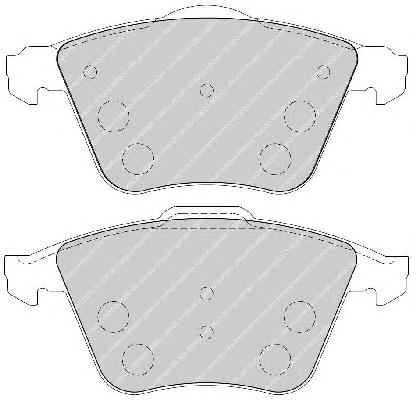 FDS1706 Ferodo pastillas de freno delanteras