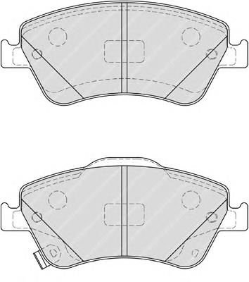 FDB4046 Ferodo pastillas de freno delanteras