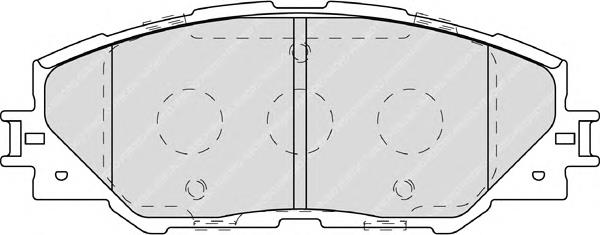 FDB4136 Ferodo pastillas de freno delanteras