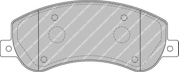 FVR1928 Ferodo pastillas de freno delanteras