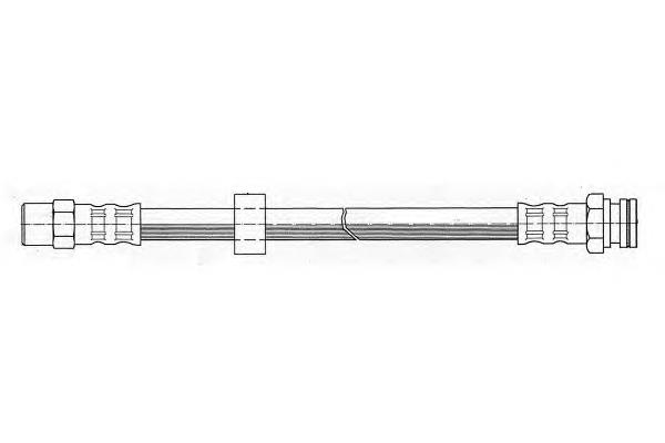 FHY2205 Ferodo tubo flexible de frenos trasero