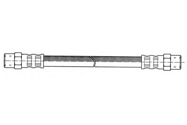 FHY2259 Ferodo tubo flexible de frenos trasero