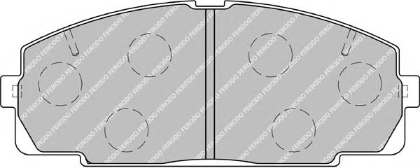 FVR1884 Ferodo pastillas de freno delanteras