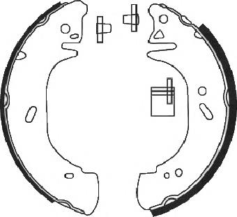 FSB618 Ferodo zapatas de frenos de tambor traseras