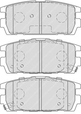 FDB1841 Ferodo pastillas de freno traseras