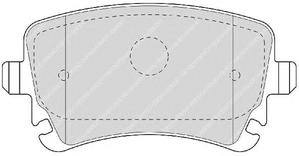 FDB1655 Ferodo pastillas de freno traseras