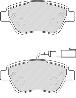 FDB1946 Ferodo pastillas de freno delanteras
