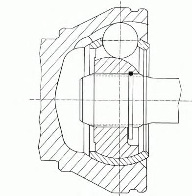 304837 Loebro junta homocinética interior delantera derecha