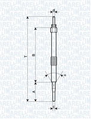 062900033304 Magneti Marelli bujía de incandescencia