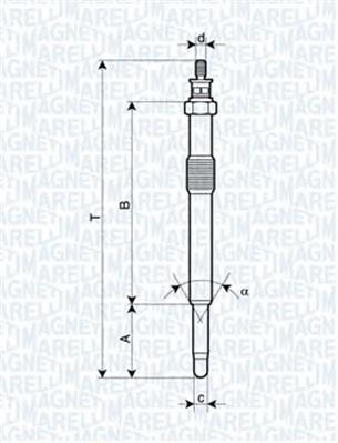 062900049304 Magneti Marelli bujía de incandescencia