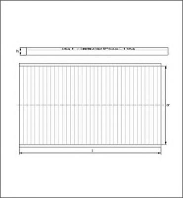 6396201008 Mercedes filtro de habitáculo