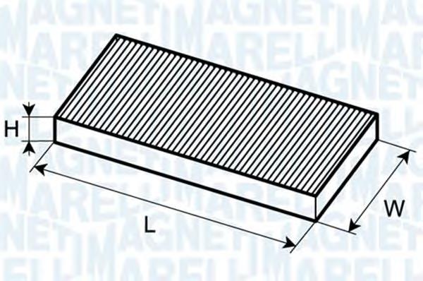 350203061800 Magneti Marelli filtro de habitáculo