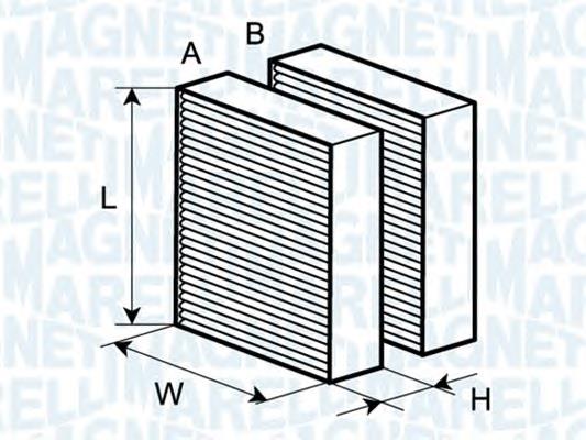 350203062640 Magneti Marelli filtro de habitáculo