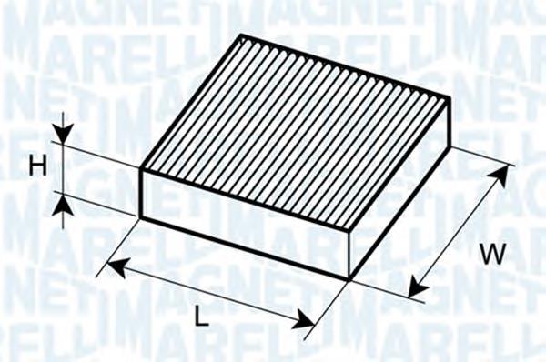 350203064000 Magneti Marelli filtro de habitáculo