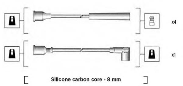 941185050766 Magneti Marelli juego de cables de encendido
