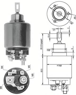 940113050124 Magneti Marelli interruptor magnético, estárter